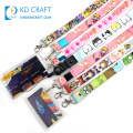 Wholesale no minimum custom logo printing id card holder neck strap lanyard for exhibition staff